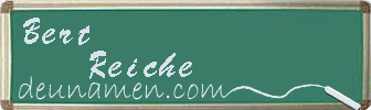 Bert Reiche Visitenkarte